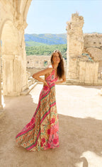 Mauricio Purple Long Dress