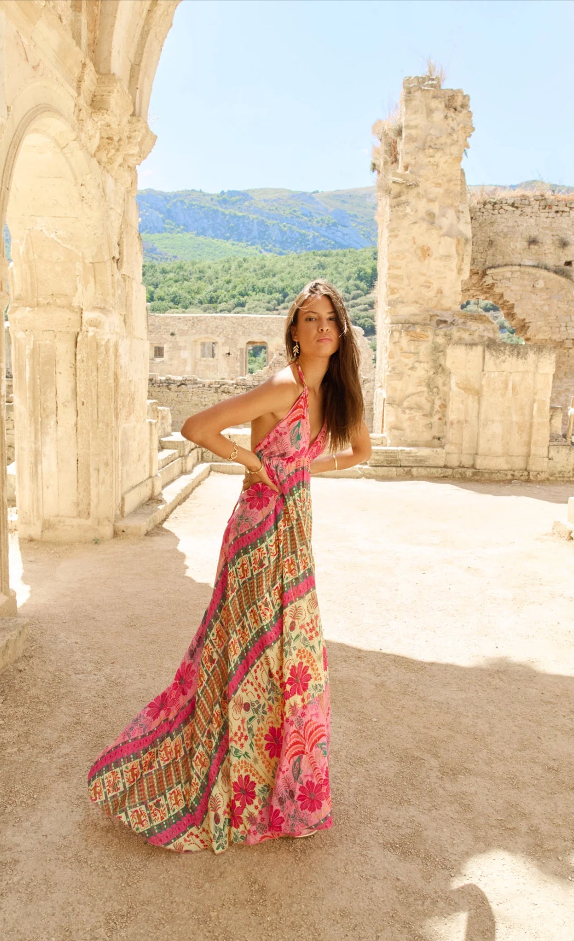 Mauricio Purple Long Dress