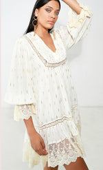 Load image into Gallery viewer, KATIA SHORT DRESS WHITE
