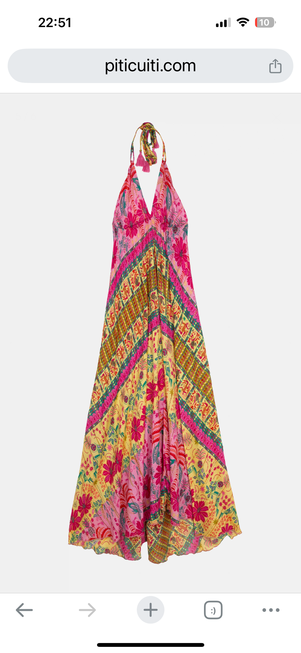 Mauricio Purple Long Dress