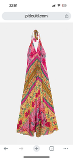 Mauricio Purple Long Dress