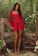 Load image into Gallery viewer, YALINA MINI DRESS - RED
