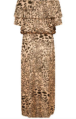 Load image into Gallery viewer, Halle bardot frill maxi dress
