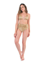 Load image into Gallery viewer, Andromeda gold bikini
