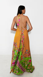 Load image into Gallery viewer, Lucia dress yellow flower
