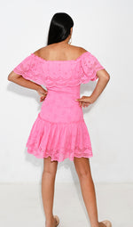 Load image into Gallery viewer, Vienna smoking dress pink
