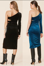 Load image into Gallery viewer, One shoulder evening dress
