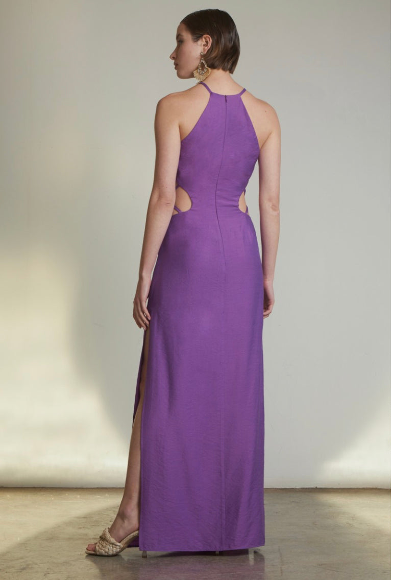 LONG CUT-OUT DRESS