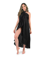 Load image into Gallery viewer, Andromeda black cover up skirt/dress
