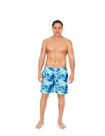 Load image into Gallery viewer, Moonlight mint marble men swim trunk
