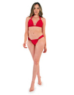 Load image into Gallery viewer, Fenix red texture bikini top
