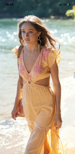 Load image into Gallery viewer, Niza long dress orange
