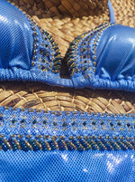 Load image into Gallery viewer, Matte blue bikini
