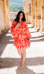 Load image into Gallery viewer, Acapulco Short Dress Red
