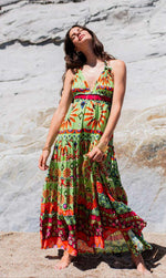 Load image into Gallery viewer, Goa Green Dress
