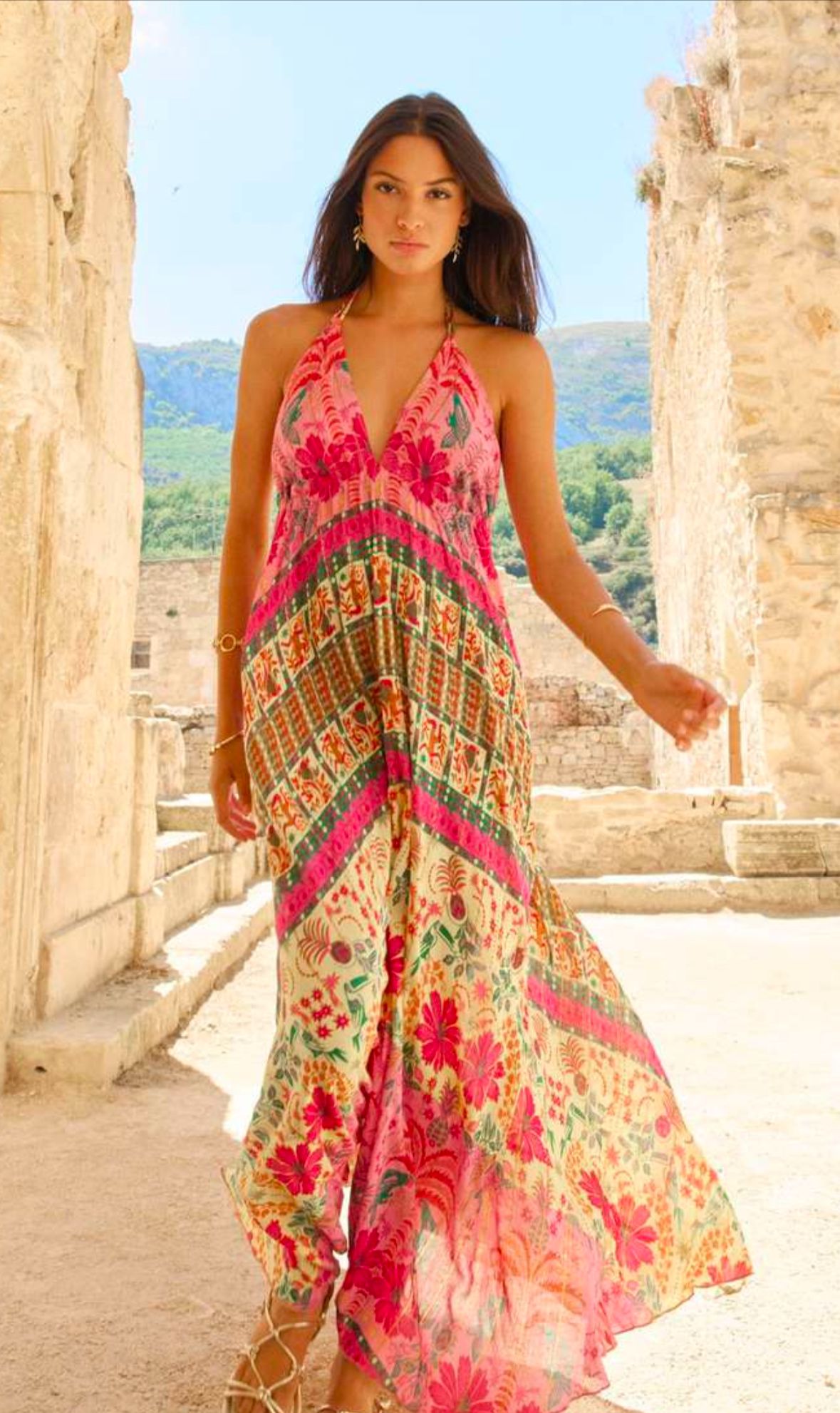 Mauricio Purple Long Dress