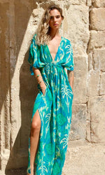 Load image into Gallery viewer, Bora Bora Aqua Kimono
