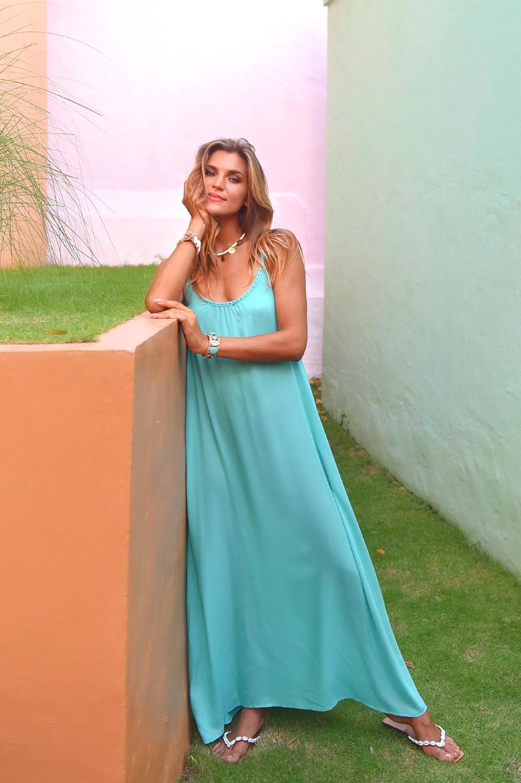 Dress Anna Sophie Turquoise