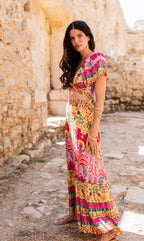 Mauricio Purple Skirt Set