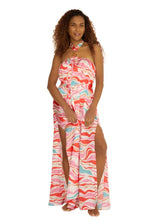 Load image into Gallery viewer, Aruba double ring Halter Maxi
