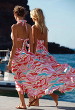 Load image into Gallery viewer, Aruba double ring Halter Maxi
