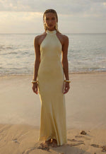 Load image into Gallery viewer, Brigette Maxi Dress Lemon - Bridesmaid Dress
