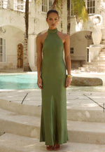 Load image into Gallery viewer, Brigette Maxi Dress Olive - Bridesmaid Dress
