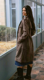 Load image into Gallery viewer, LEATHER COAT
