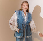 Load image into Gallery viewer, Denim Blue Vest - Piti Cuiti
