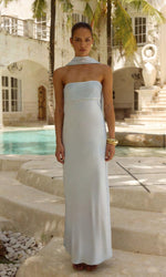 Load image into Gallery viewer, Elsa Maxi Dress Ice Blue - Bridesmaid Dress
