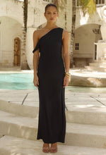 Load image into Gallery viewer, Gia Maxi Dress Black - Bridesmaid Dress
