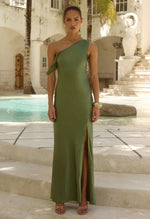 Load image into Gallery viewer, Gia Maxi Dress Olive - Bridesmaid Dress
