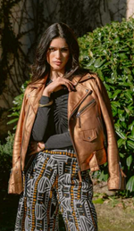 Load image into Gallery viewer, BIKER PIEL COBRE Jacket
