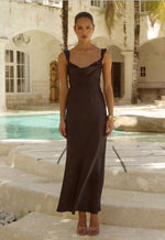 Load image into Gallery viewer, Margot Maxi Dress Black - Bridesmaid Dress

