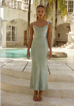 Load image into Gallery viewer, Margot Maxi Dress Sage - Bridesmaid Dress
