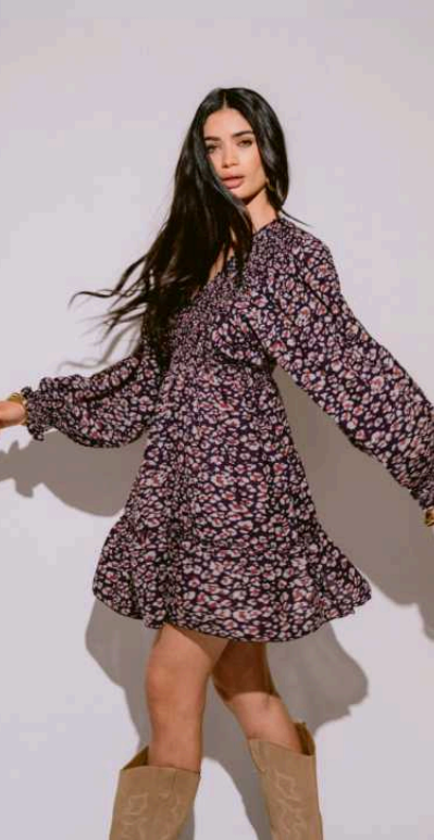 PURPLE VESTIDO Short Dress