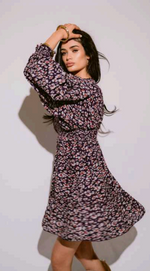 Load image into Gallery viewer, PURPLE VESTIDO Short Dress
