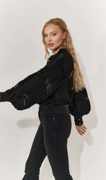 Load image into Gallery viewer, Simone Shirt Black - Piti Cuiti
