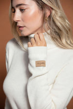 Load image into Gallery viewer, Knitted Midi Dress Cream
