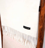 Load image into Gallery viewer, Pearl White Oversized Cashmere Shawl
