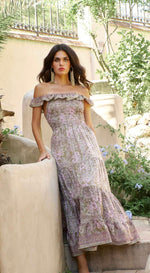 Load image into Gallery viewer, Indira Dress Purple
