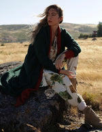 Load image into Gallery viewer, Knitted Coat Forest Green
