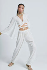 Load image into Gallery viewer, COTTON GAUZE HAREM PANTS
