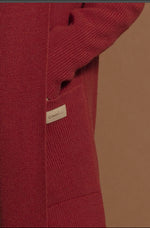 Load image into Gallery viewer, Terracotta Knitted Coat
