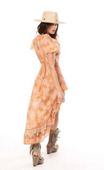 Load image into Gallery viewer, Vestido cruzado mandarina
