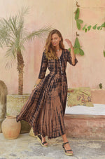 Load image into Gallery viewer, Dress Mila Brown
